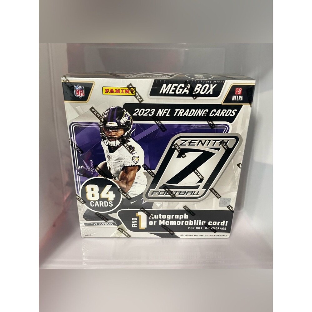 2023 Panini Zenith Football Mega Box featuring Zay Flowers